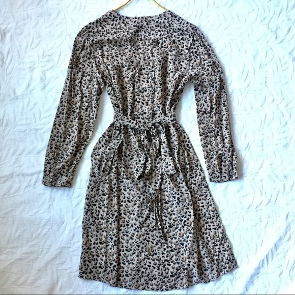 Rebecca Taylor Long Sleeve Leopard Dress - Picture 3 of 8